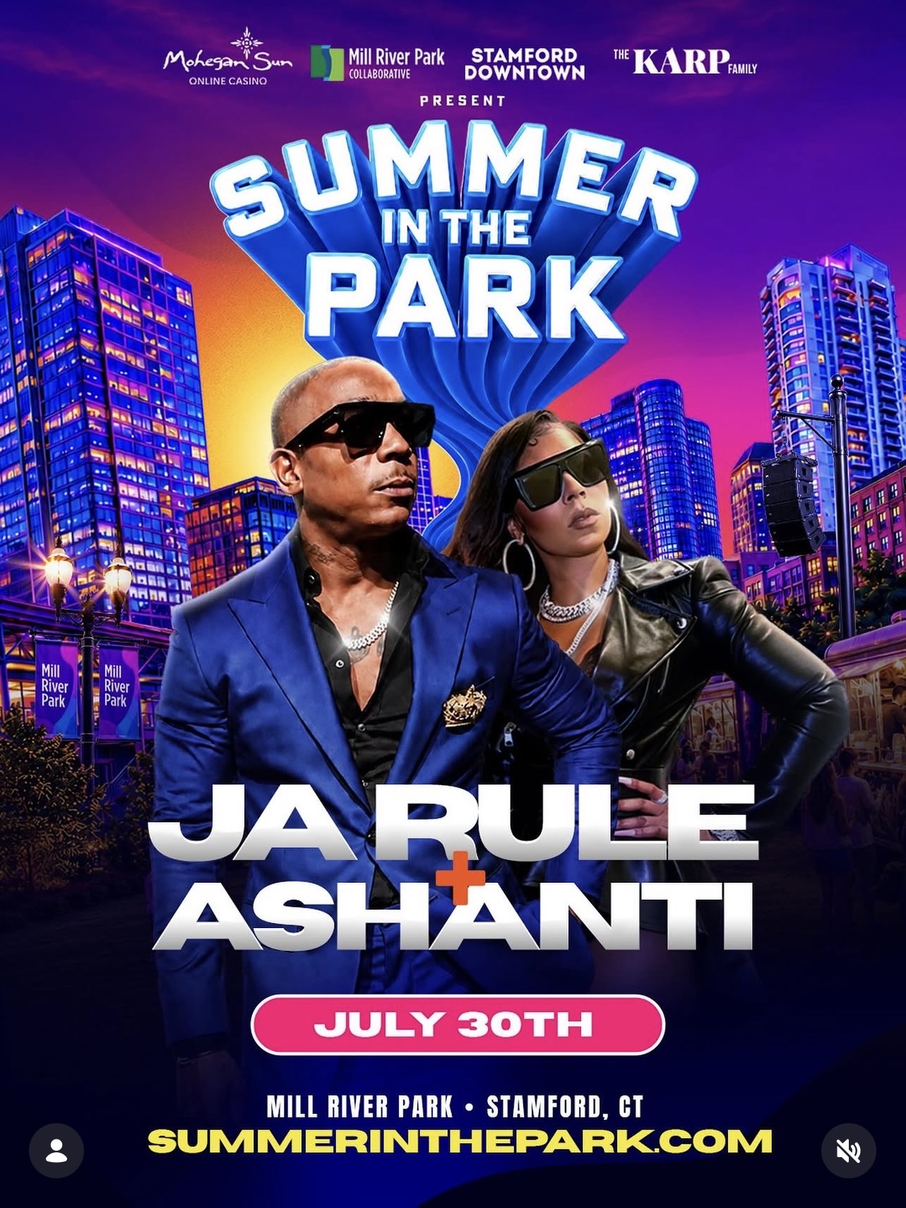 Summer in the Park flyer