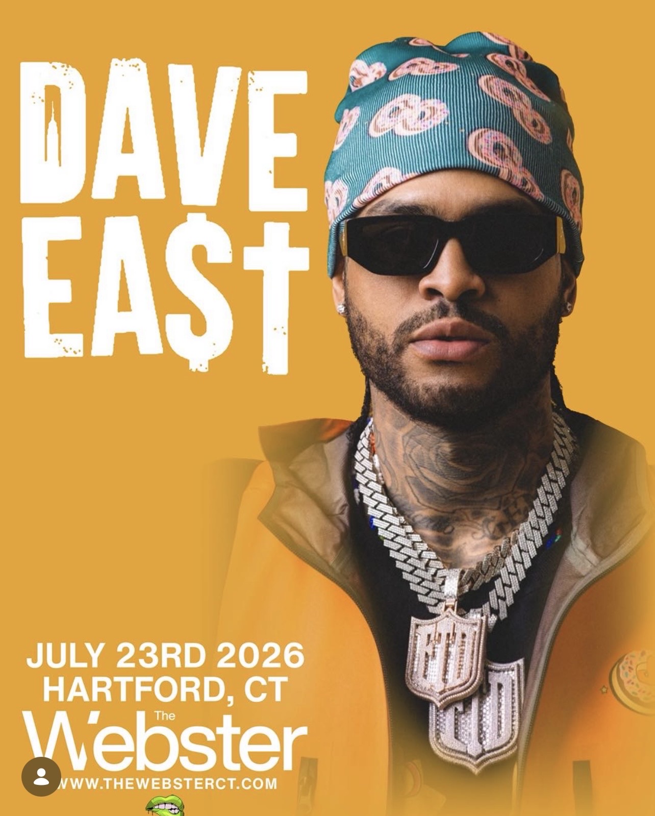 Dave East at The Webster flyer
