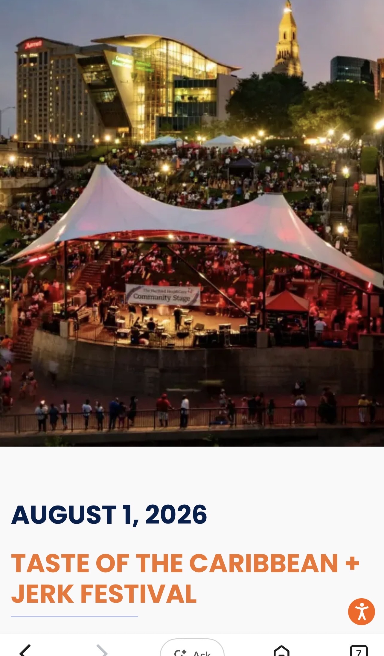Taste of the Caribbean Jerk Festival flyer