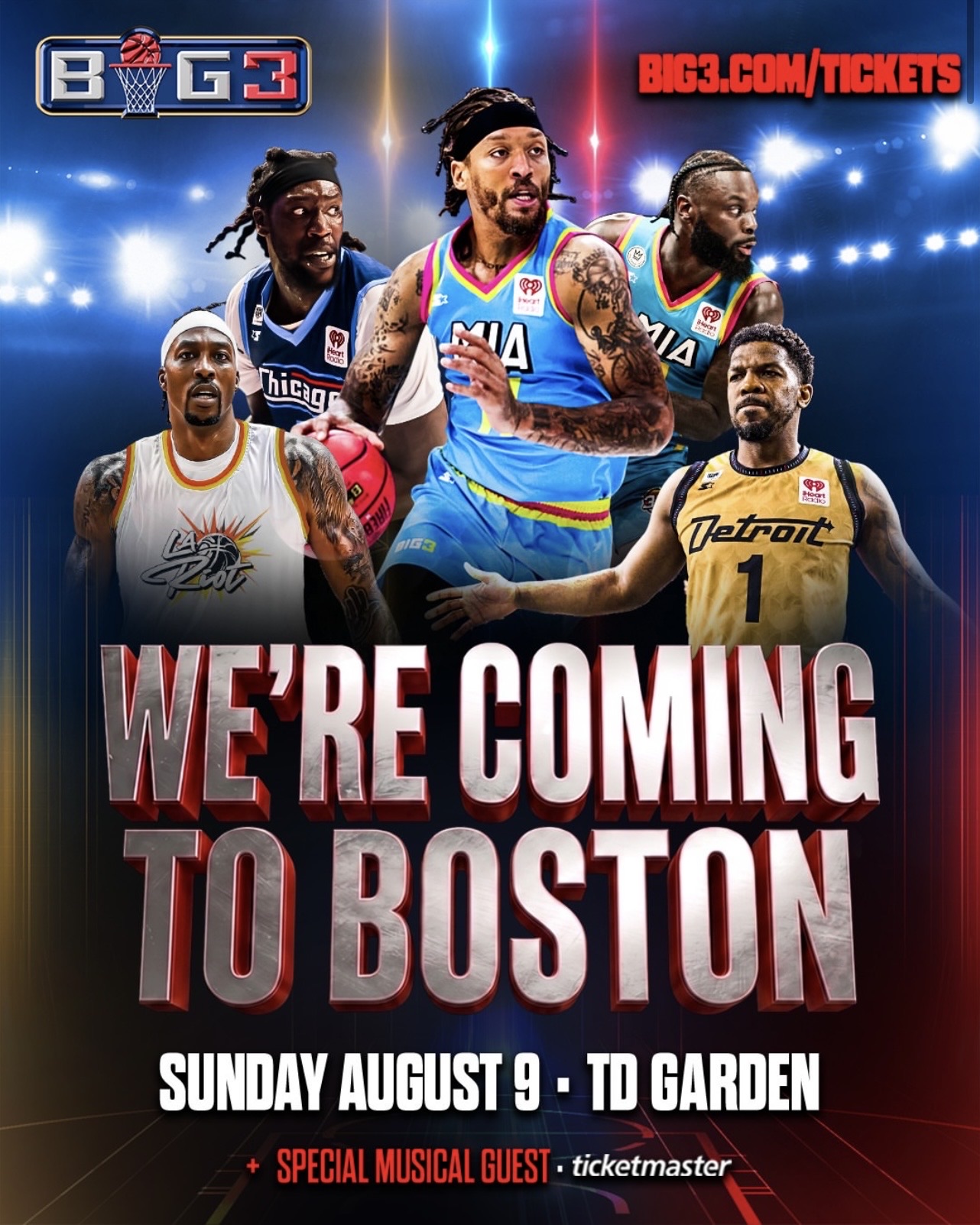 BIG3 Coming to Boston flyer