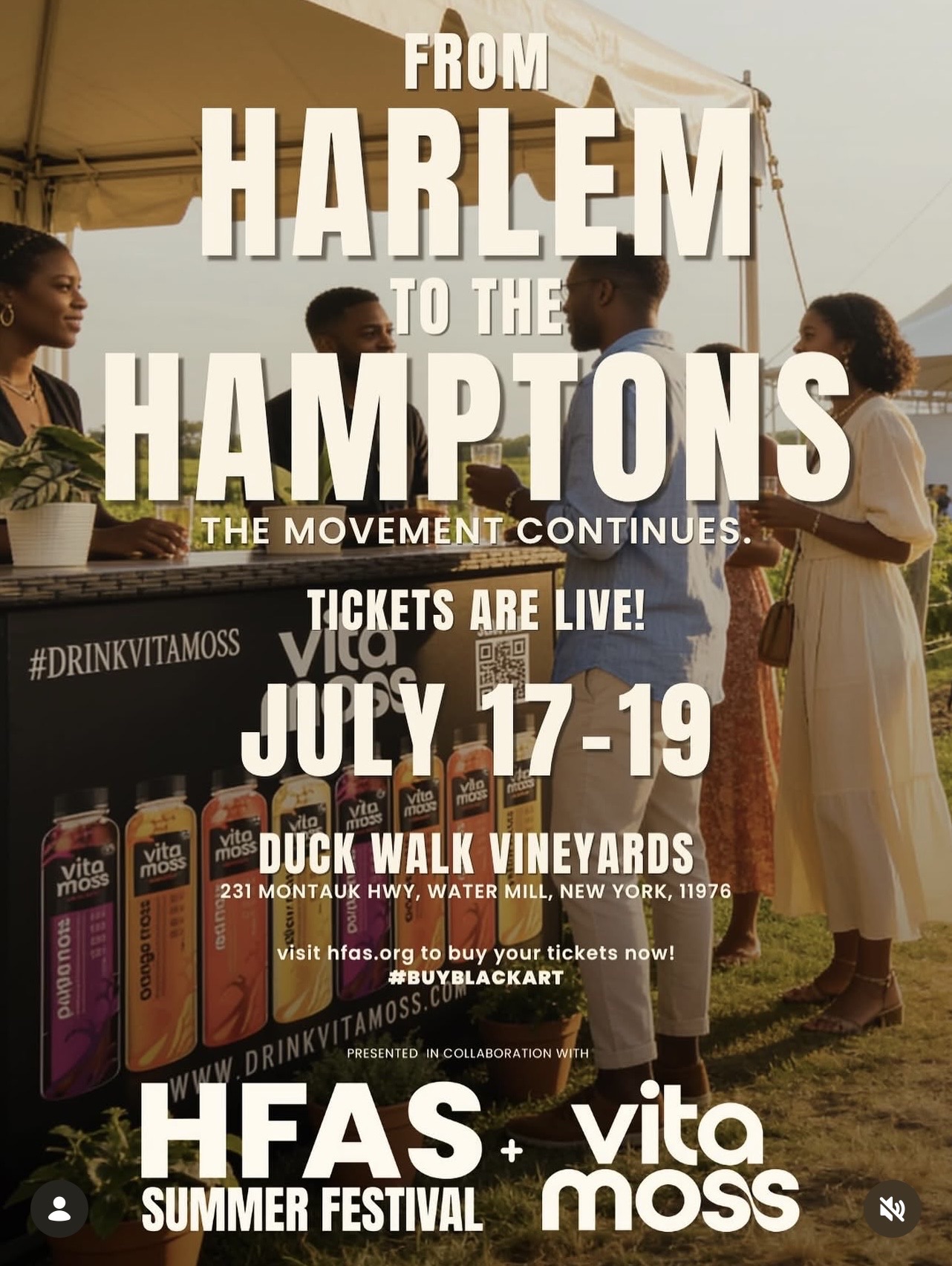 From Harlem to the Hamptons – HFAS Summer Festival flyer