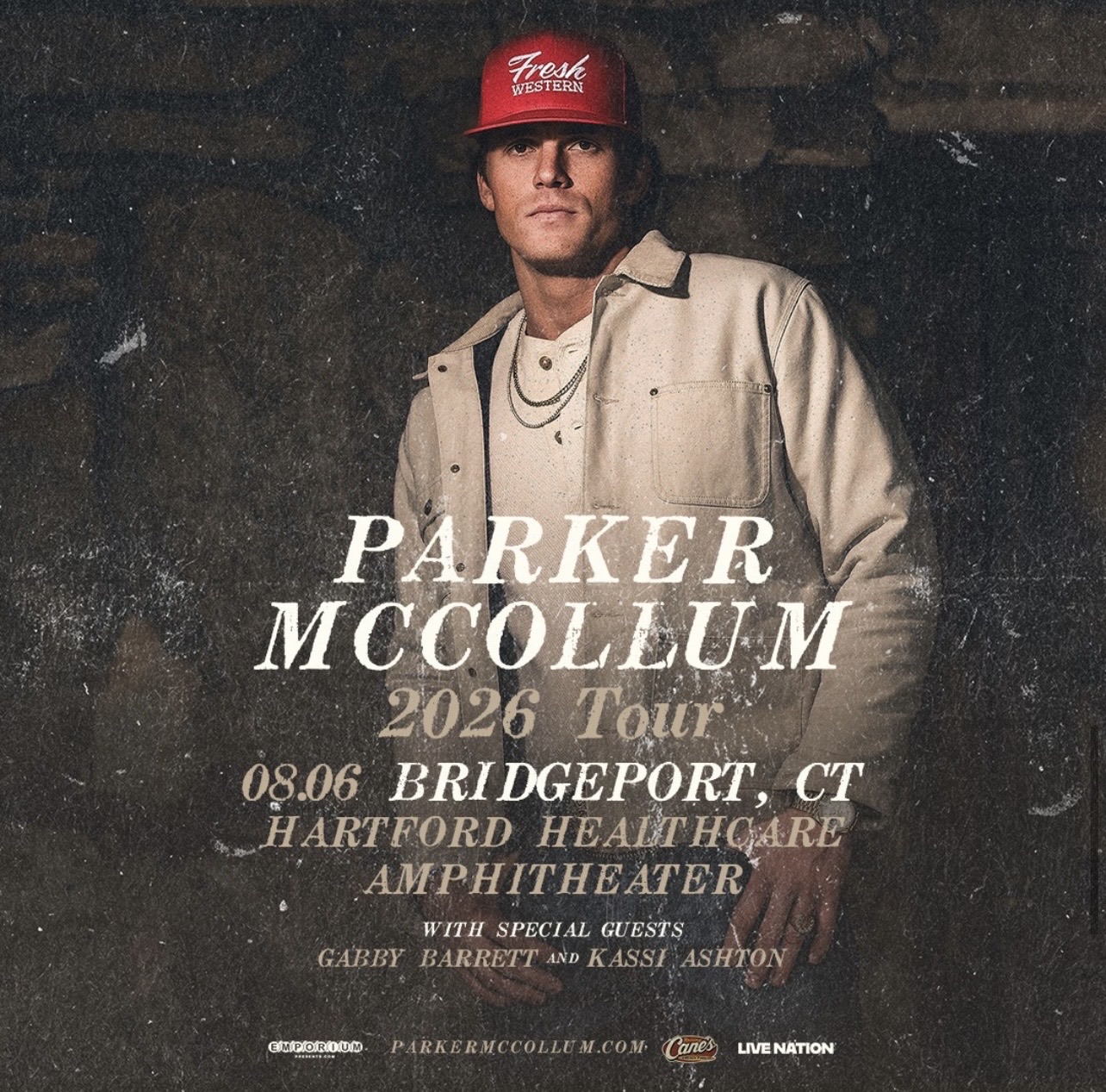 Parker McCollum 2026 Tour flyer