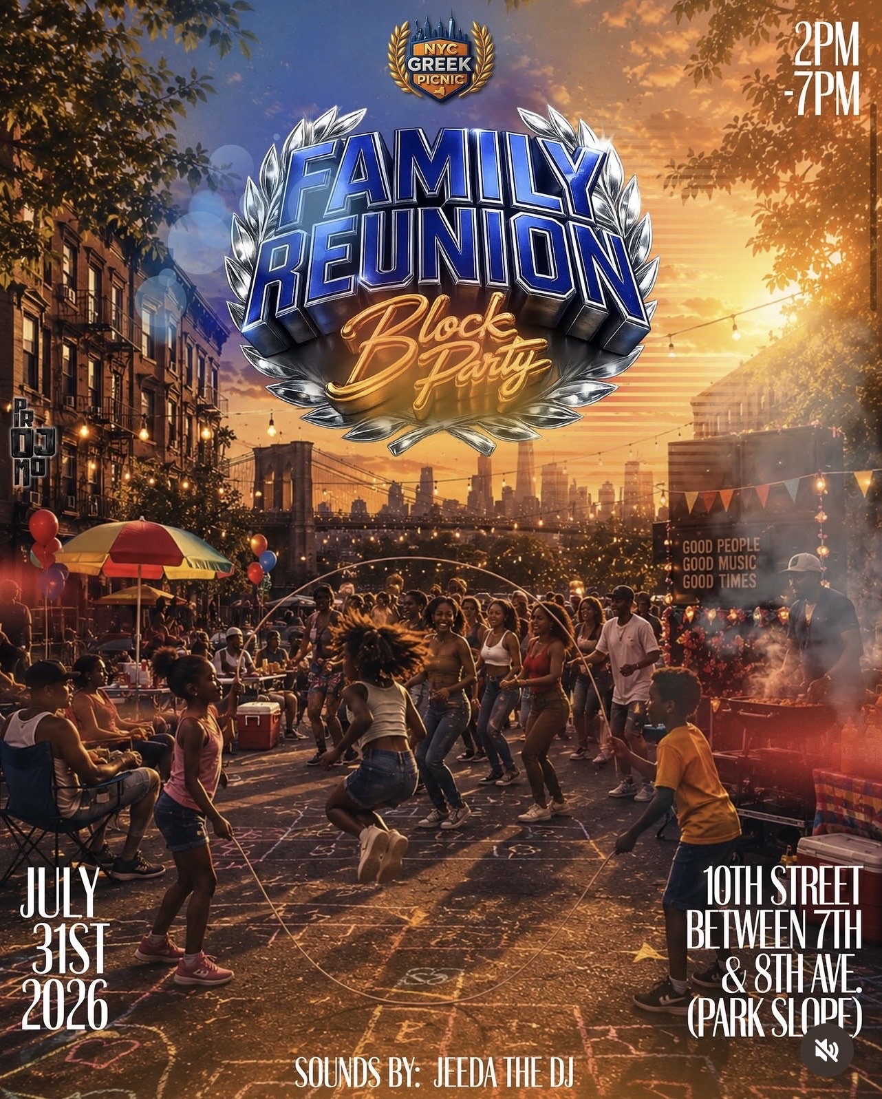 Family Reunion Block Party flyer