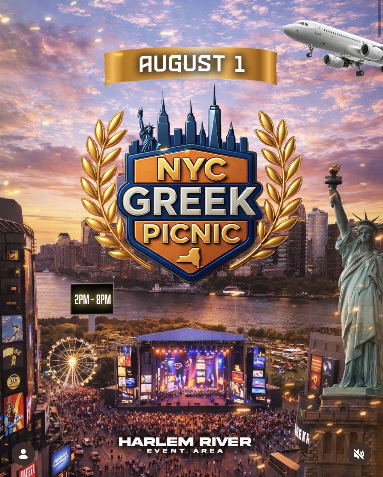 NYC Greek Picnic flyer