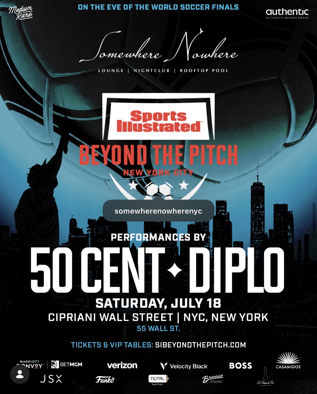 Sports Illustrated Beyond The Pitch New York City flyer