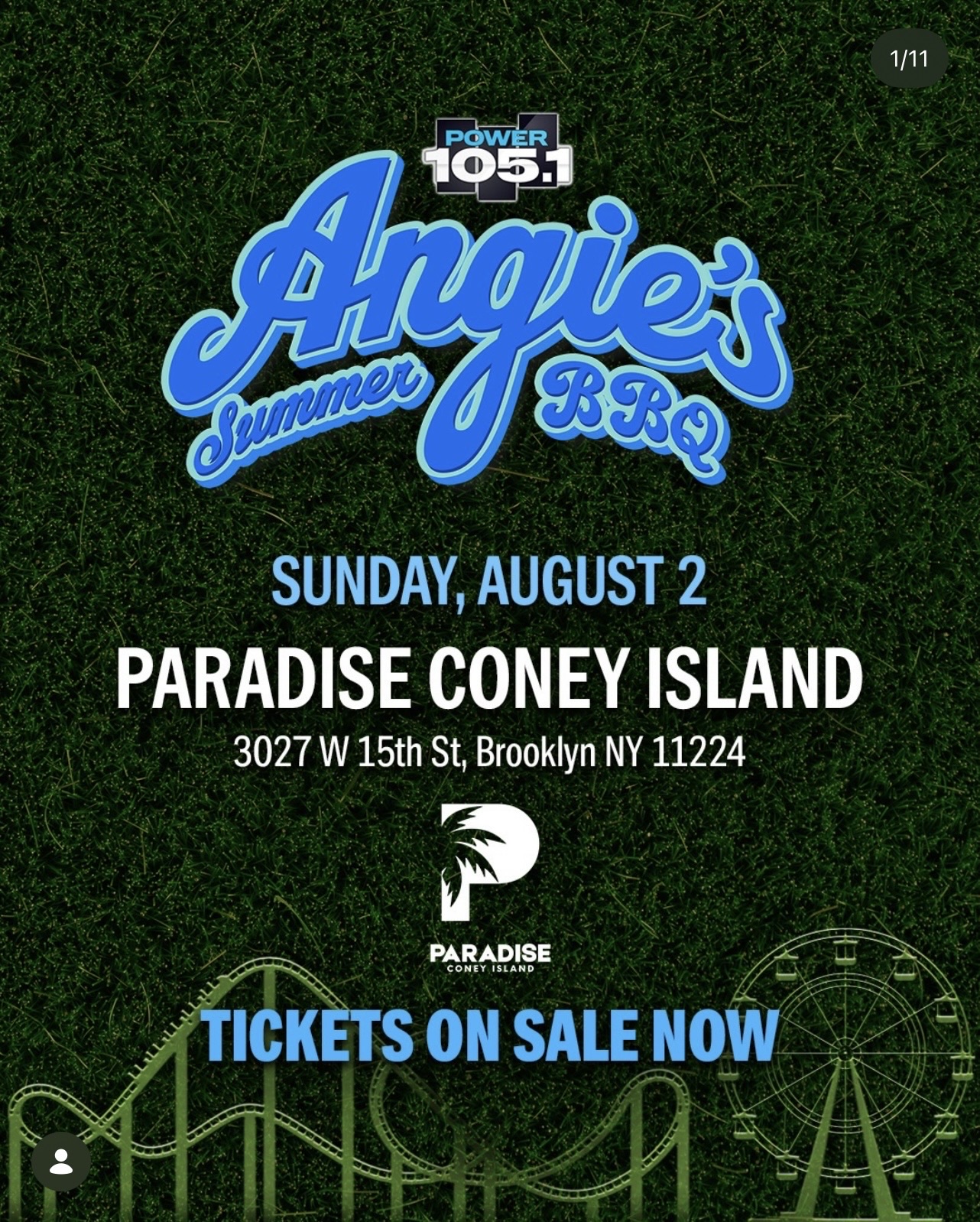 Angie's Summer BBQ flyer