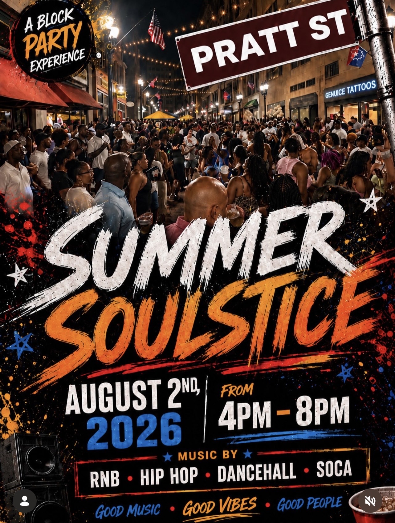 Summer Soulstice flyer