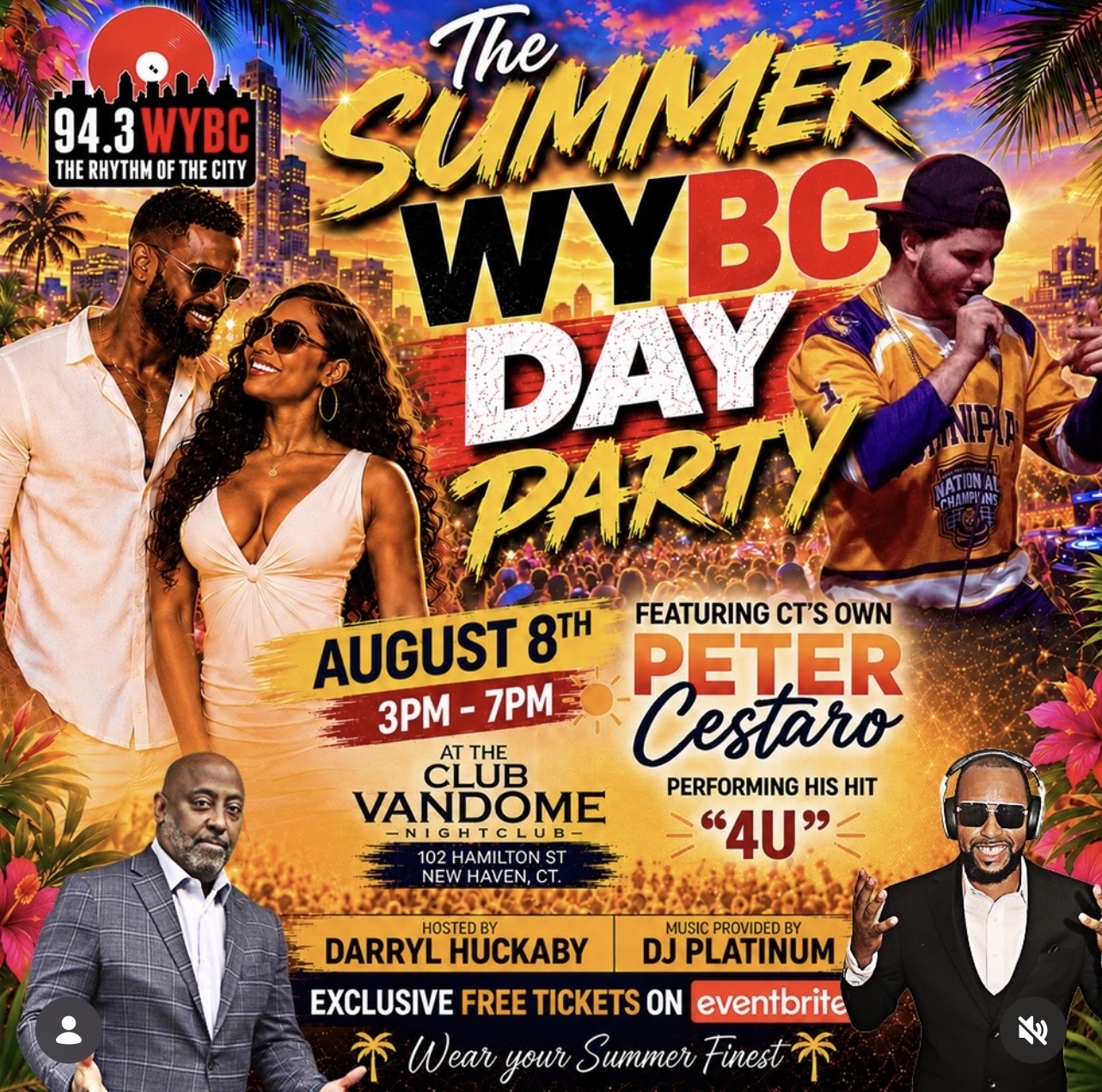 The Summer WYBC Day Party flyer