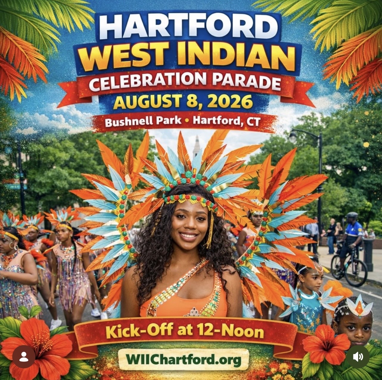 Hartford West Indian Celebration Parade flyer