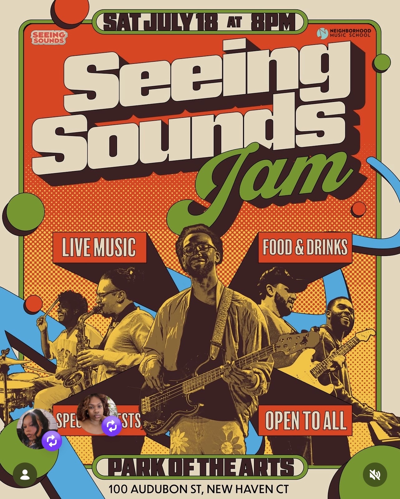 Seeing Sounds Jam flyer