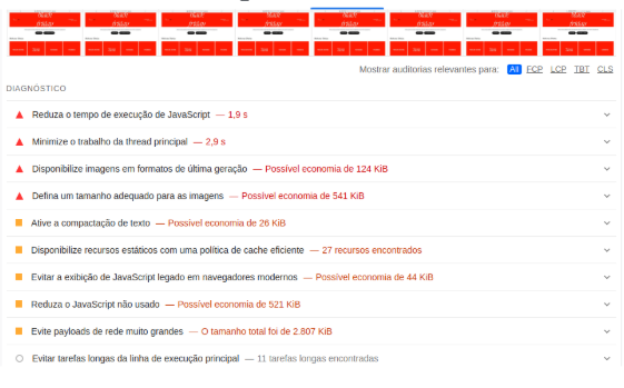 Seção de oportunidades