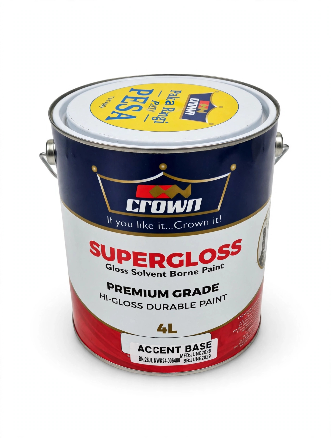 SUPERGLOSS ALKYD ACCENT BASE  4L