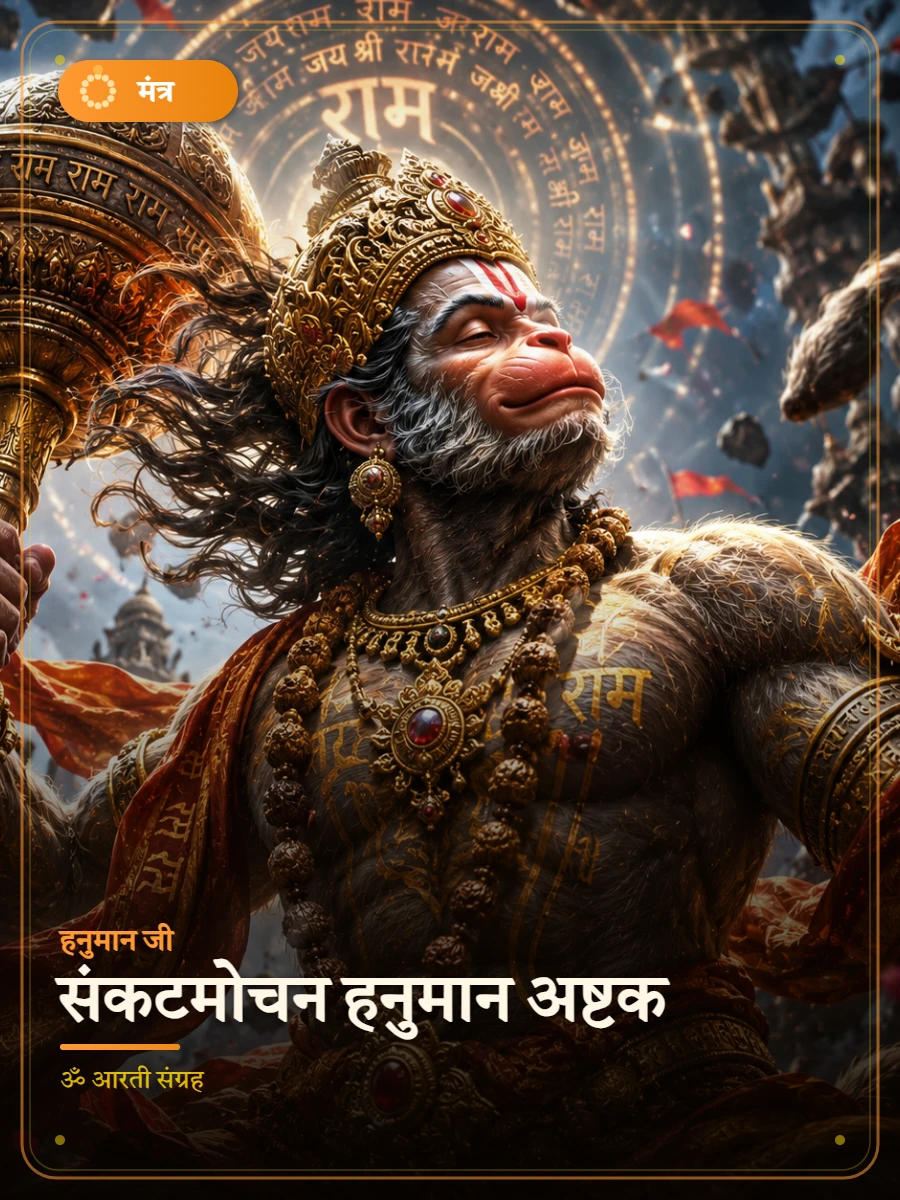 संकटमोचन हनुमान अष्टक — हनुमान जी