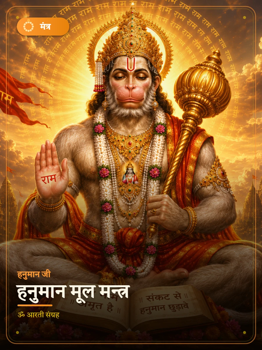 हनुमान मूल मन्त्र — हनुमान जी