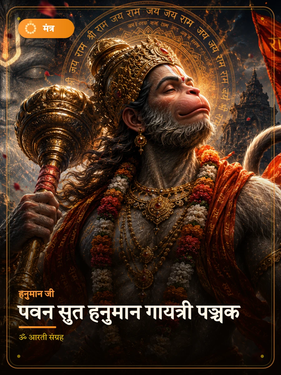 पवन सुत हनुमान गायत्री पञ्चक — हनुमान जी