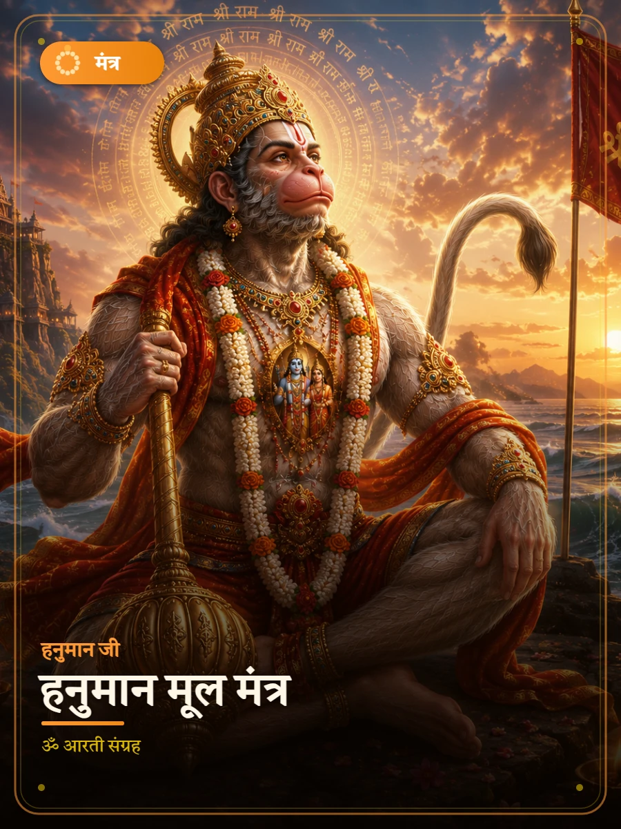 हनुमान मूल मंत्र — हनुमान जी