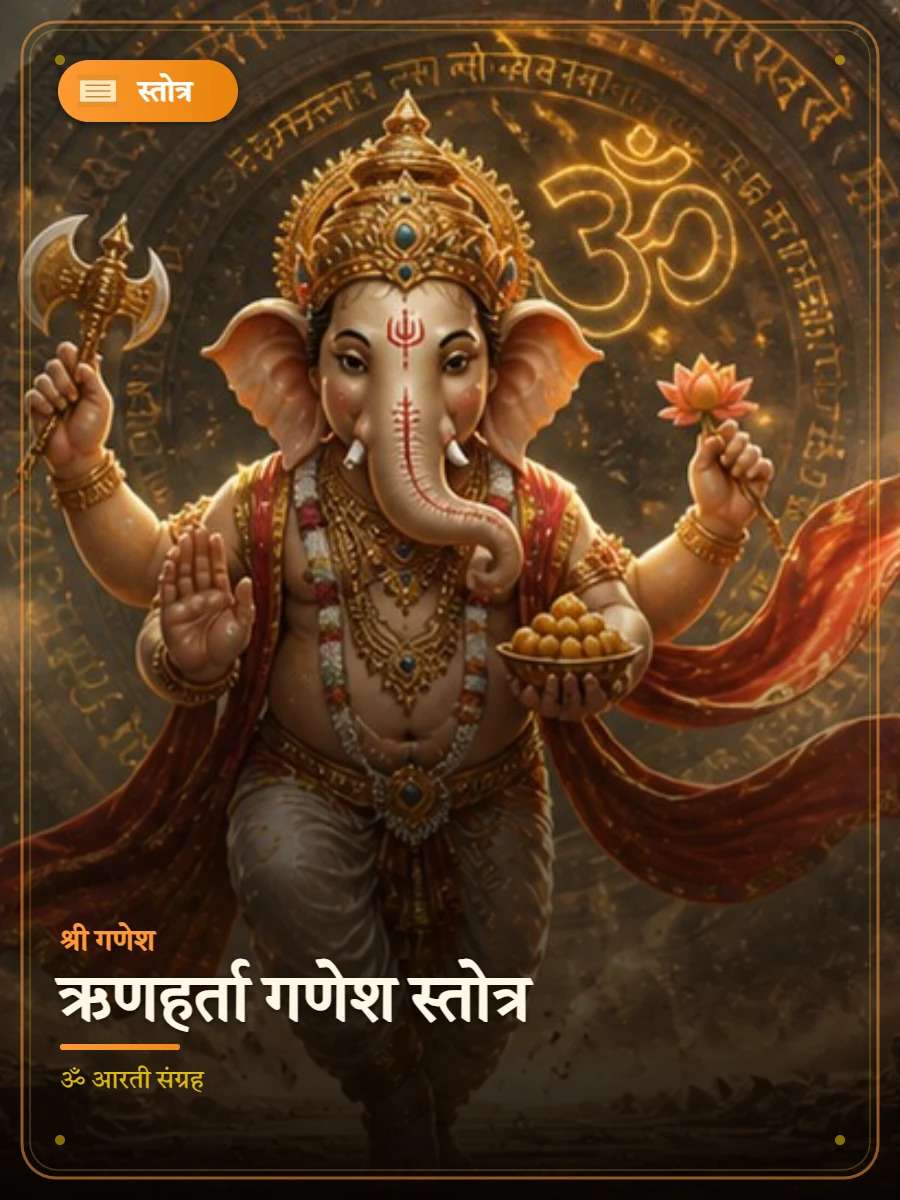 ऋणहर्ता गणेश स्तोत्र — श्री गणेश