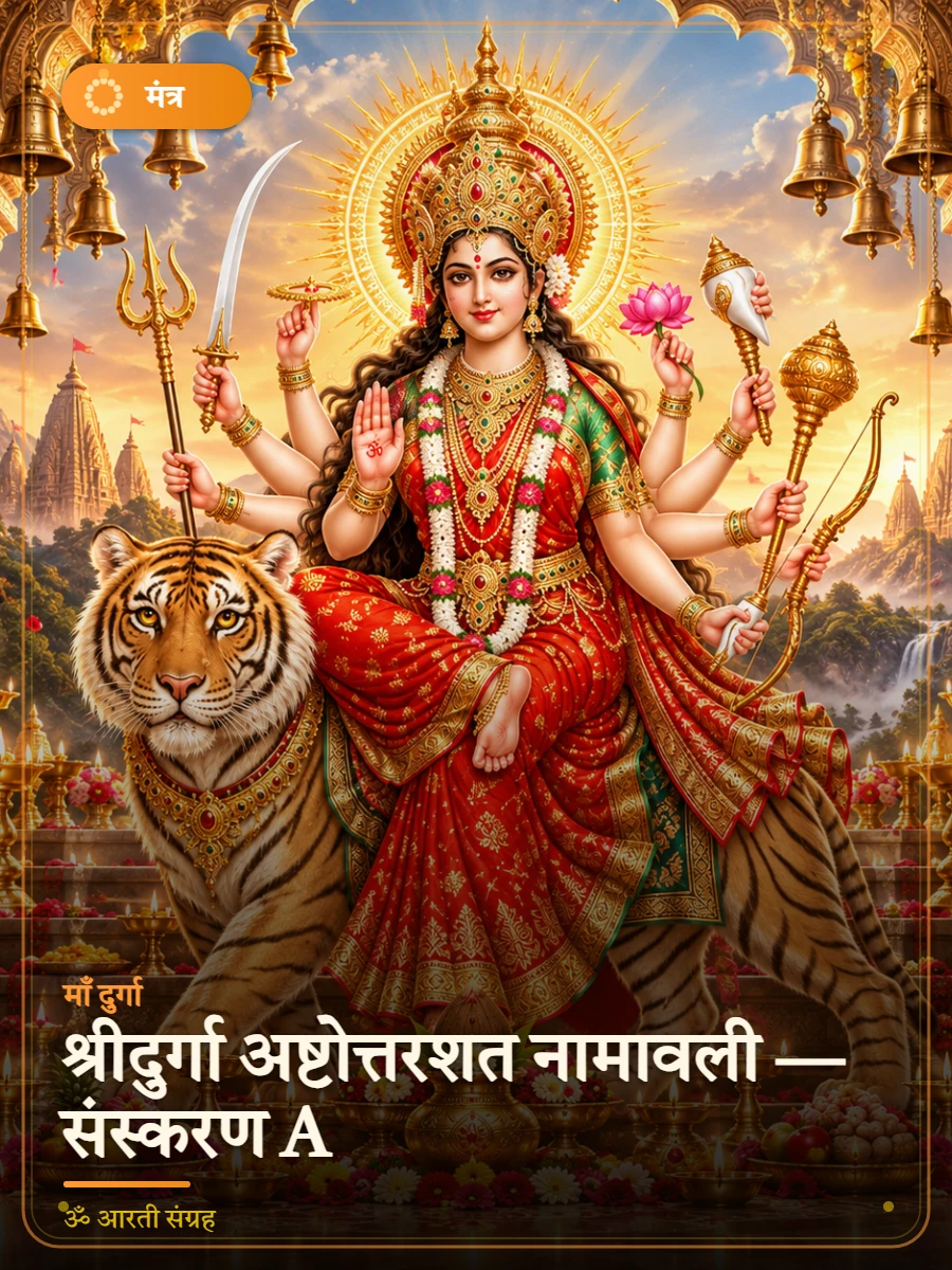 श्रीदुर्गा अष्टोत्तरशत नामावली — संस्करण A — माँ दुर्गा