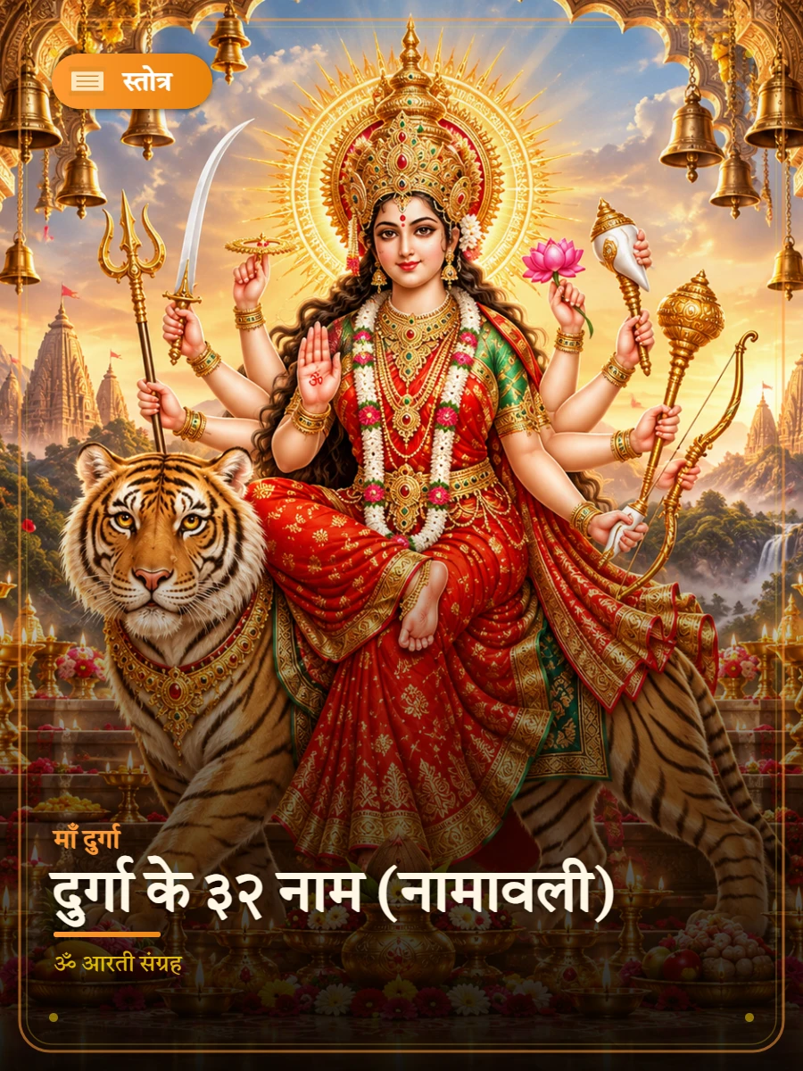 दुर्गा के ३२ नाम (नामावली) — माँ दुर्गा