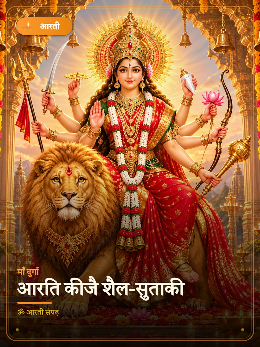 आरति कीजै शैल-सुताकी — माँ दुर्गा