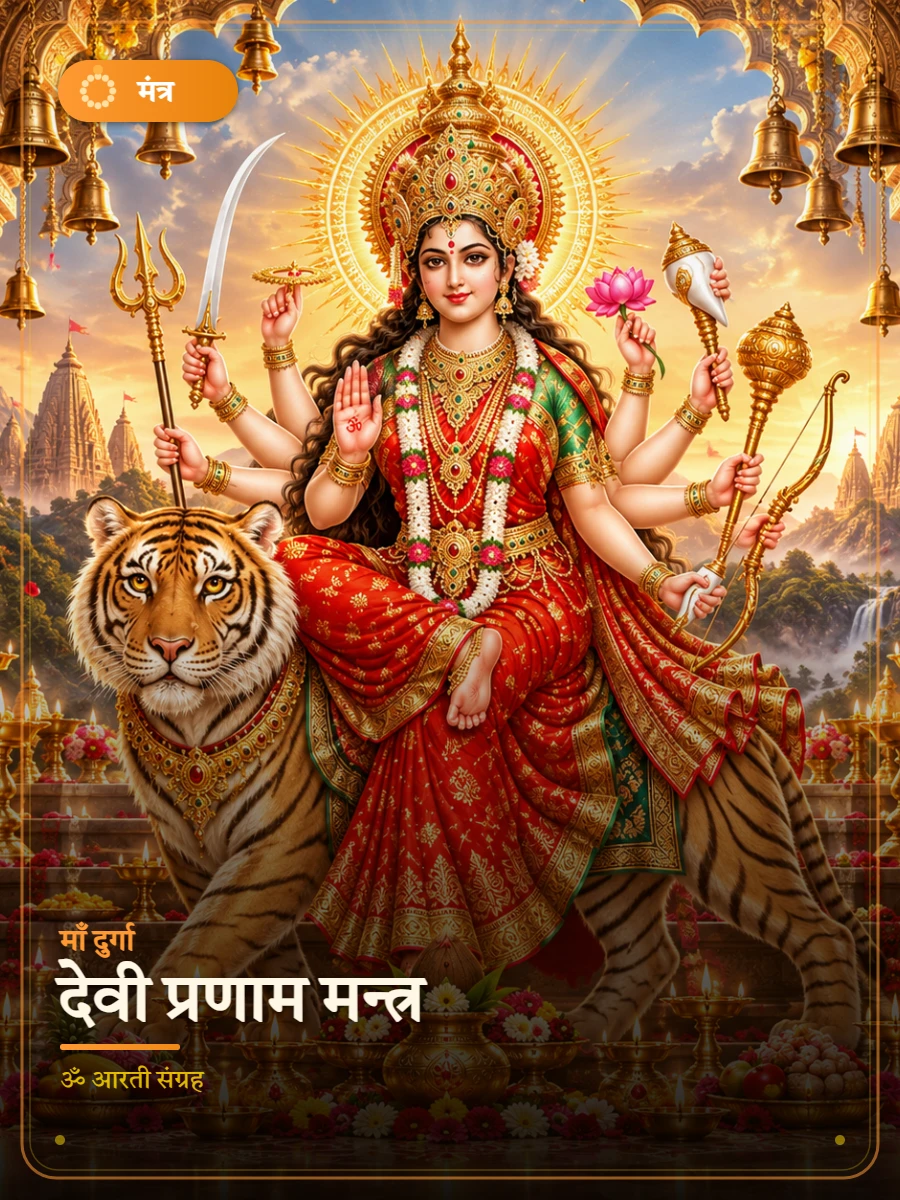 देवी प्रणाम मन्त्र — माँ दुर्गा