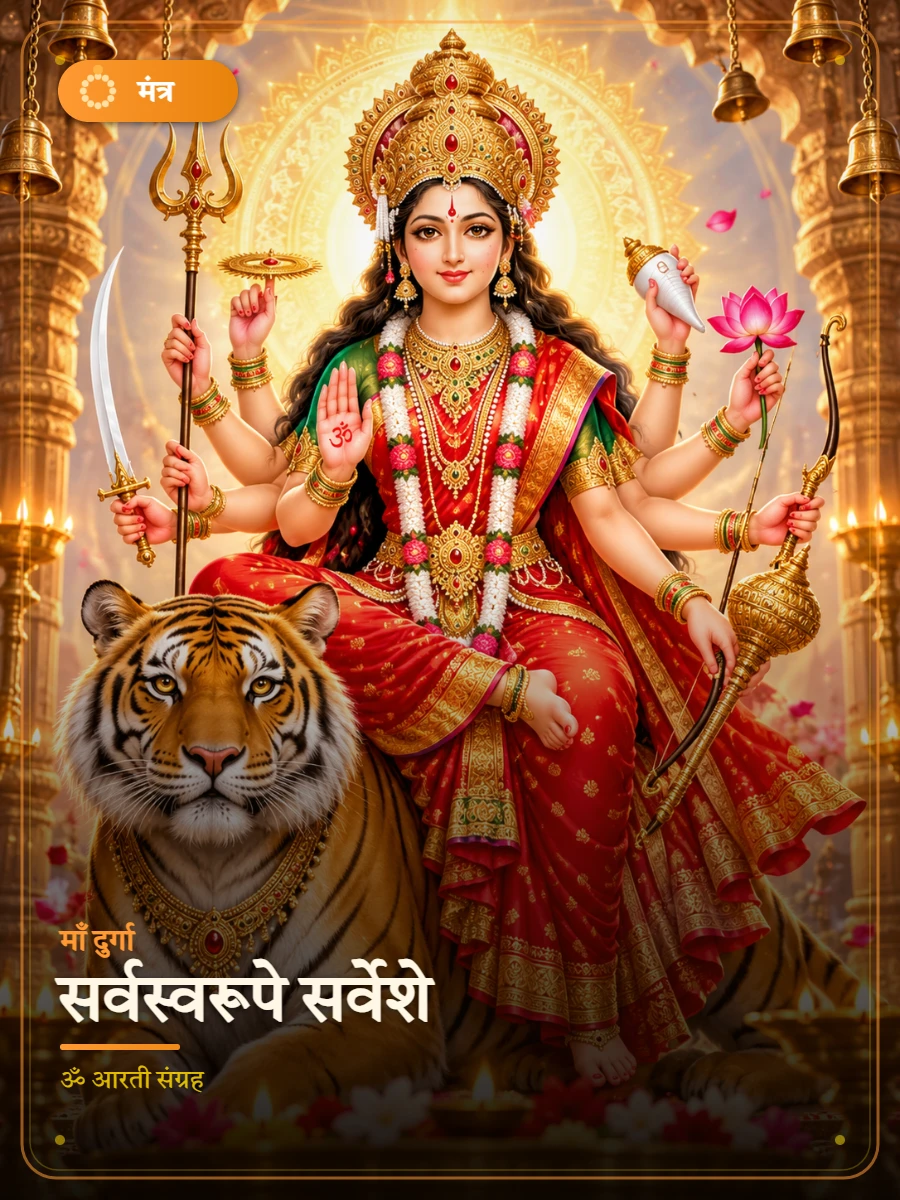 सर्वस्वरूपे सर्वेशे — माँ दुर्गा