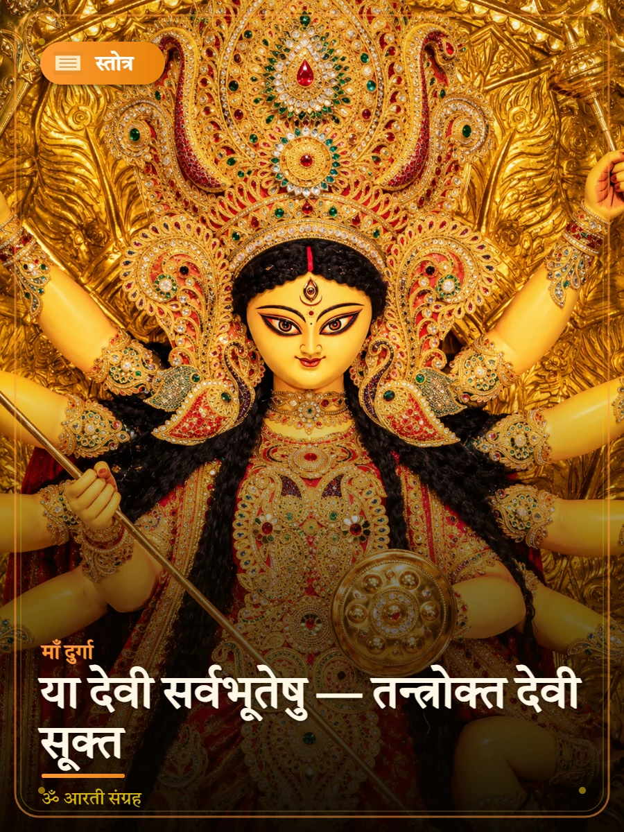 या देवी सर्वभूतेषु — तन्त्रोक्त देवी सूक्त — माँ दुर्गा