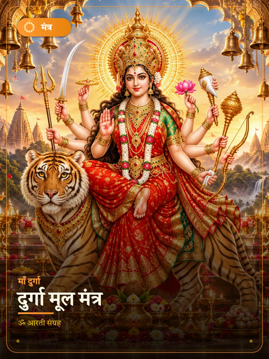 दुर्गा मूल मंत्र — माँ दुर्गा