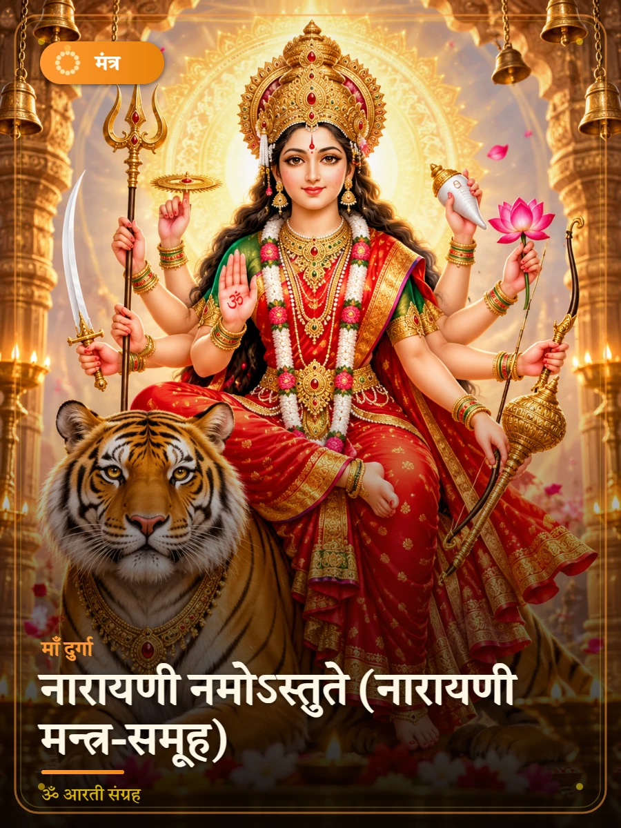 नारायणी नमोऽस्तुते (नारायणी मन्त्र-समूह) — माँ दुर्गा