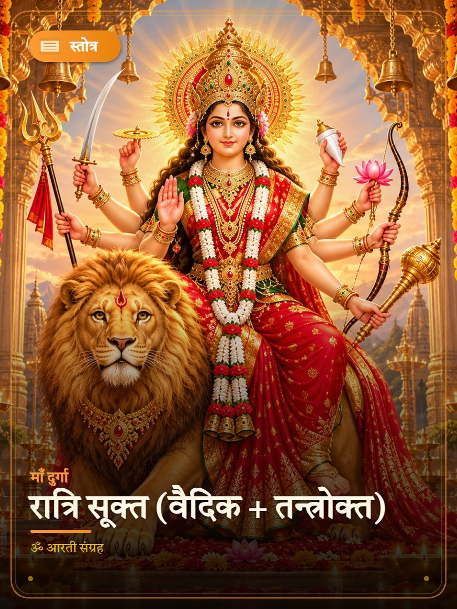 रात्रि सूक्त (वैदिक + तन्त्रोक्त) — माँ दुर्गा