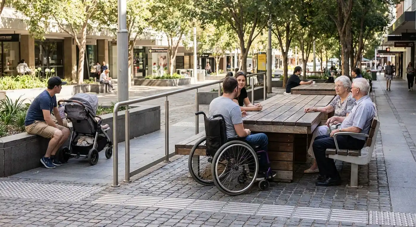 Espace public inclusif : Guide complet pour adapter son mobilier urbain