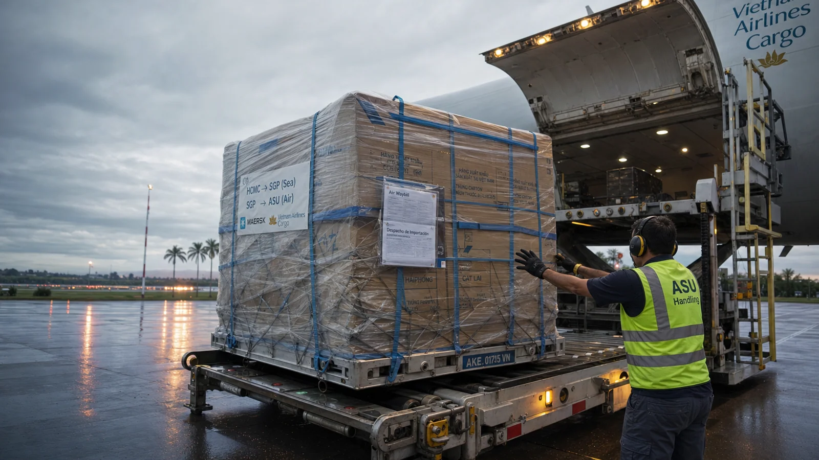 Sea-Air Cargo Vietnam to Paraguay Calculator: Rates 2026