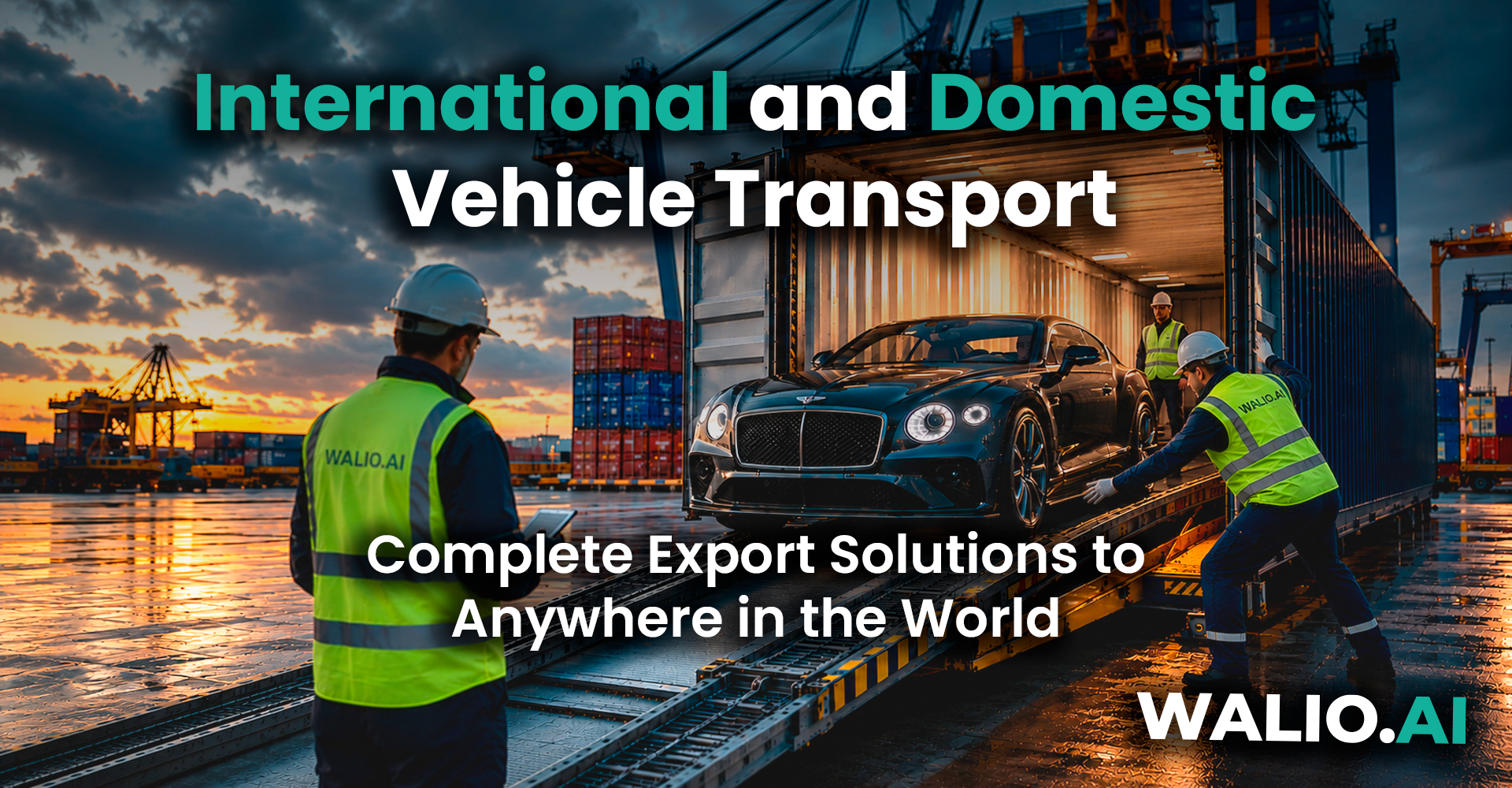 Vehicle Shipping: How to Export Cars, Motorcycles, and Heavy Machinery Globally