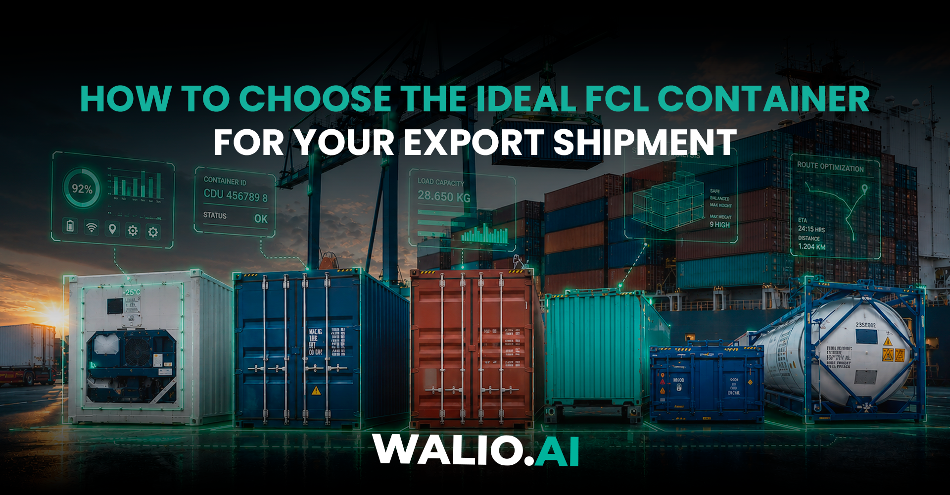 FCL Container Sizes & Capacities: A Practical Guide to Optimize Exports