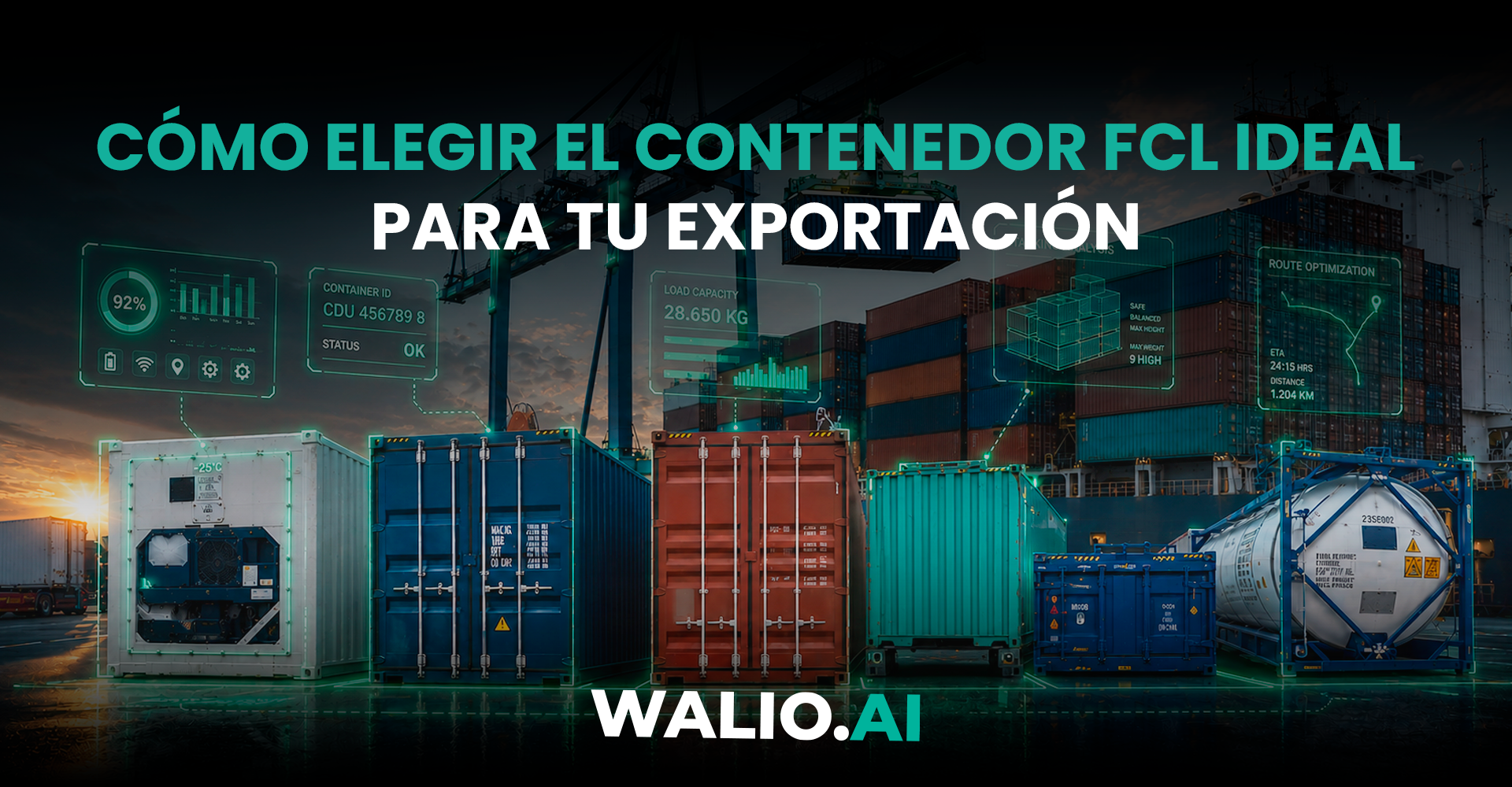Tamaños y Capacidades de Contenedores FCL: Guía Práctica para Optimizar Exportaciones
