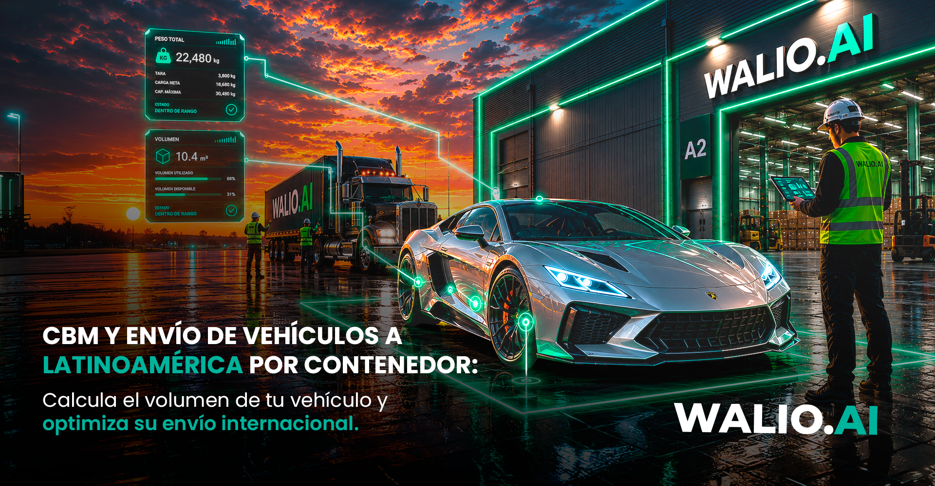 Cómo Calcular CBM y Enviar Vehículos a Latinoamérica por Contenedor
