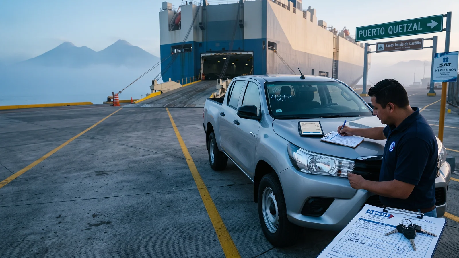 Calculadora envío camioneta Guatemala 2026: desde $1,450