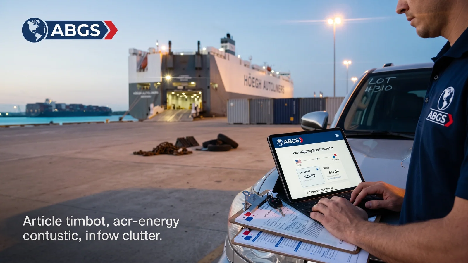 Calculadora online: cuánto cuesta enviar un carro a Panamá
