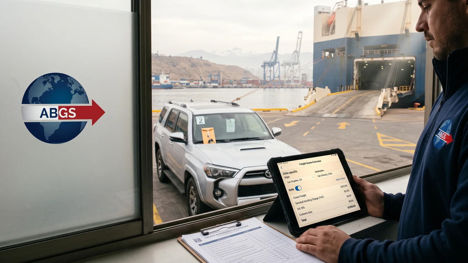 Car Shipping to Chile Calculator: 2026 Rates