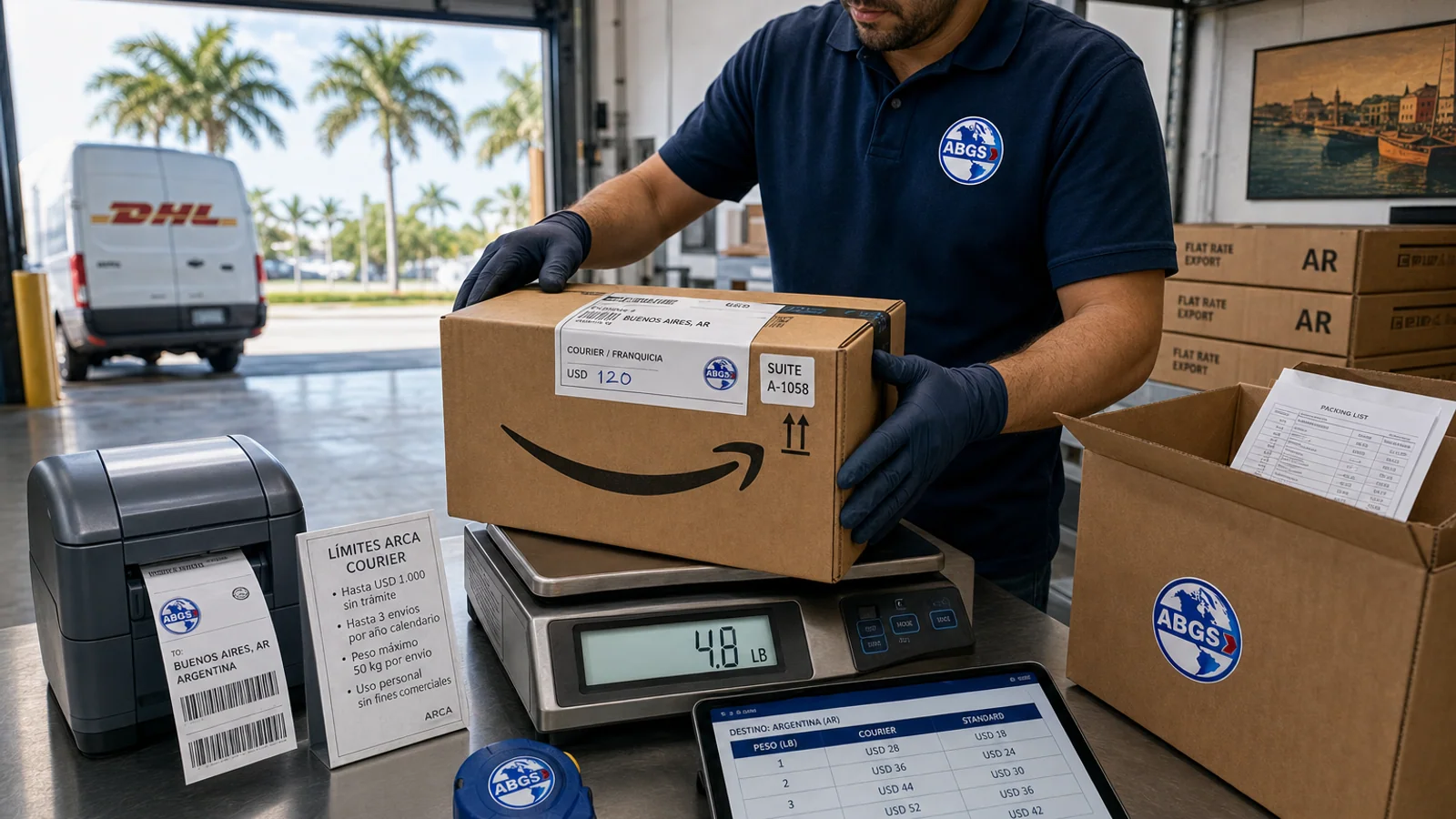 Casillero en Miami para Argentina: requisitos y proceso