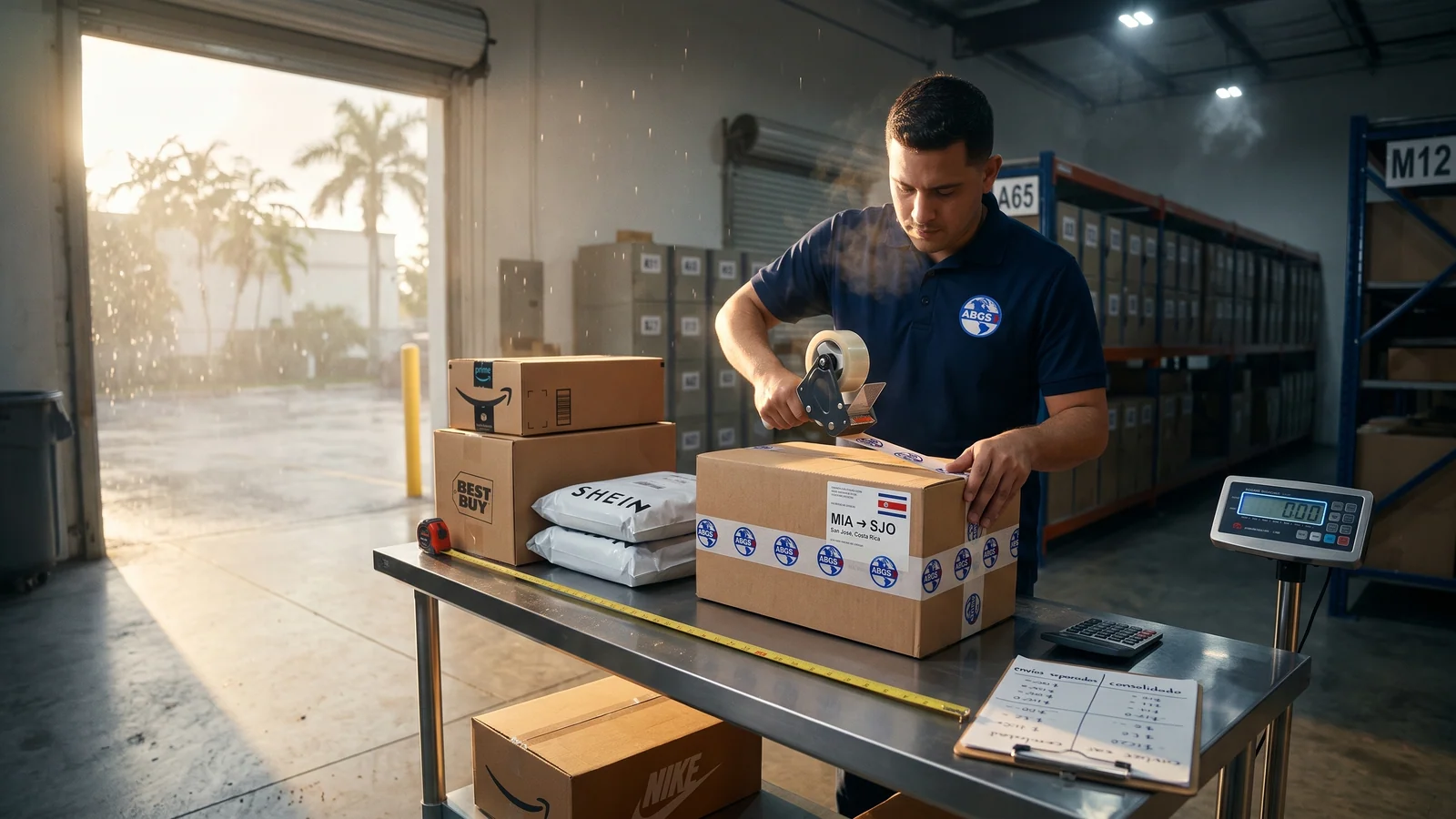 Consolidar compras en bodega Miami a Costa Rica: guía