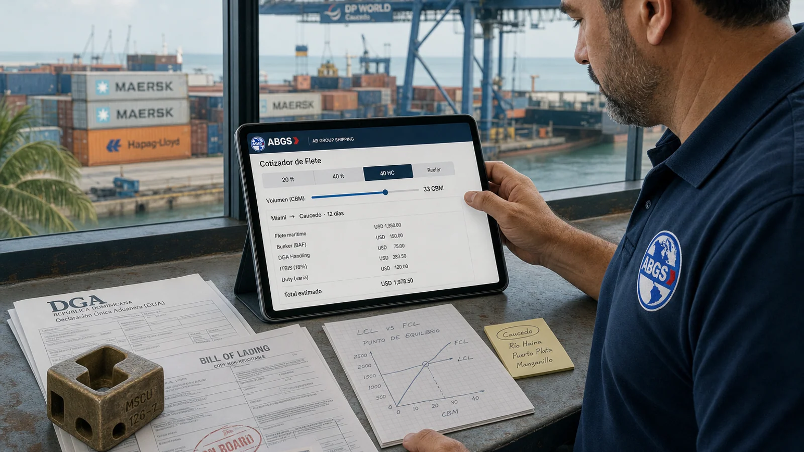 Container Calculator Dominican Republic: 2026 Rates