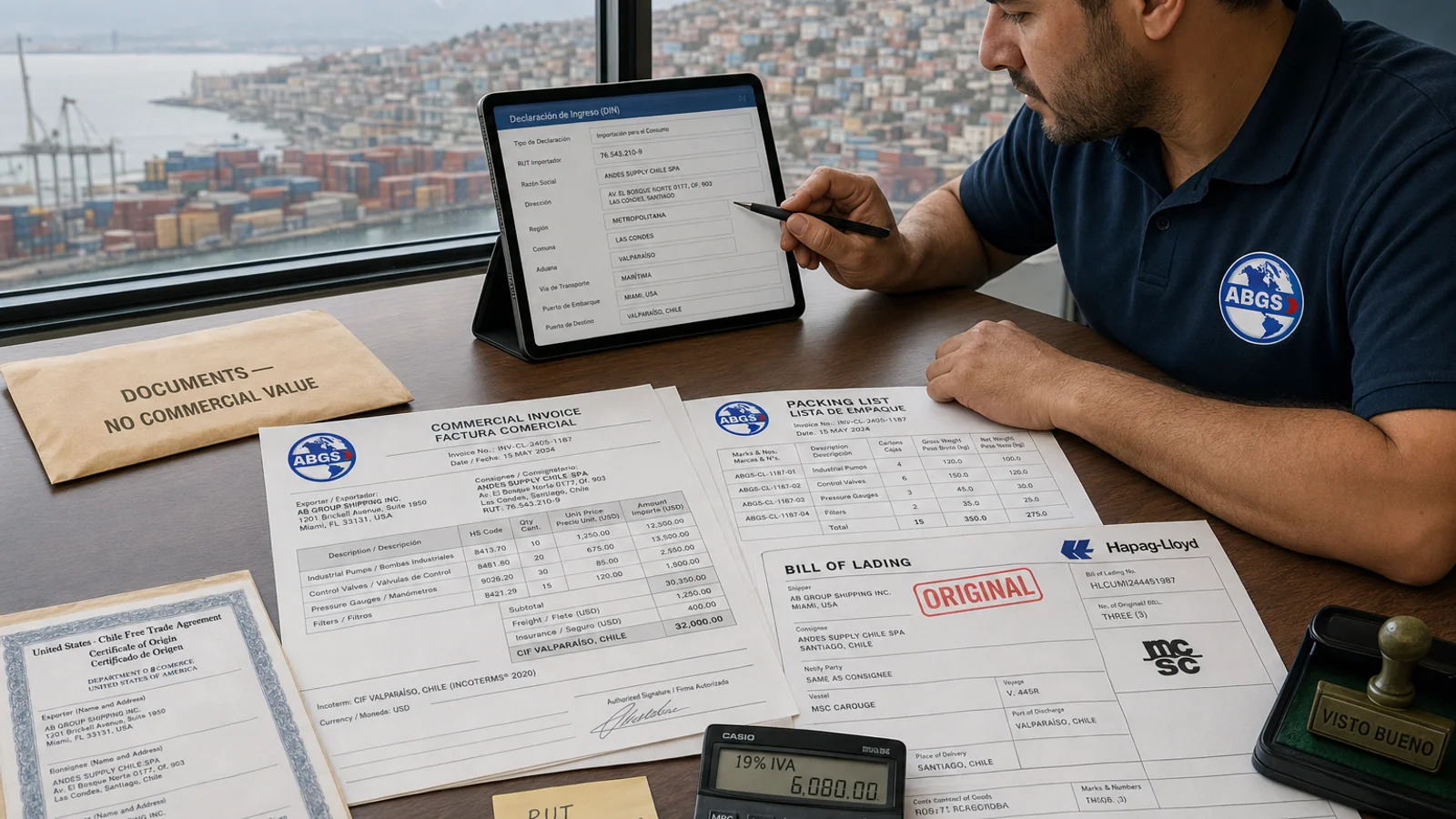 Documentos para enviar a Chile: requisitos y proceso