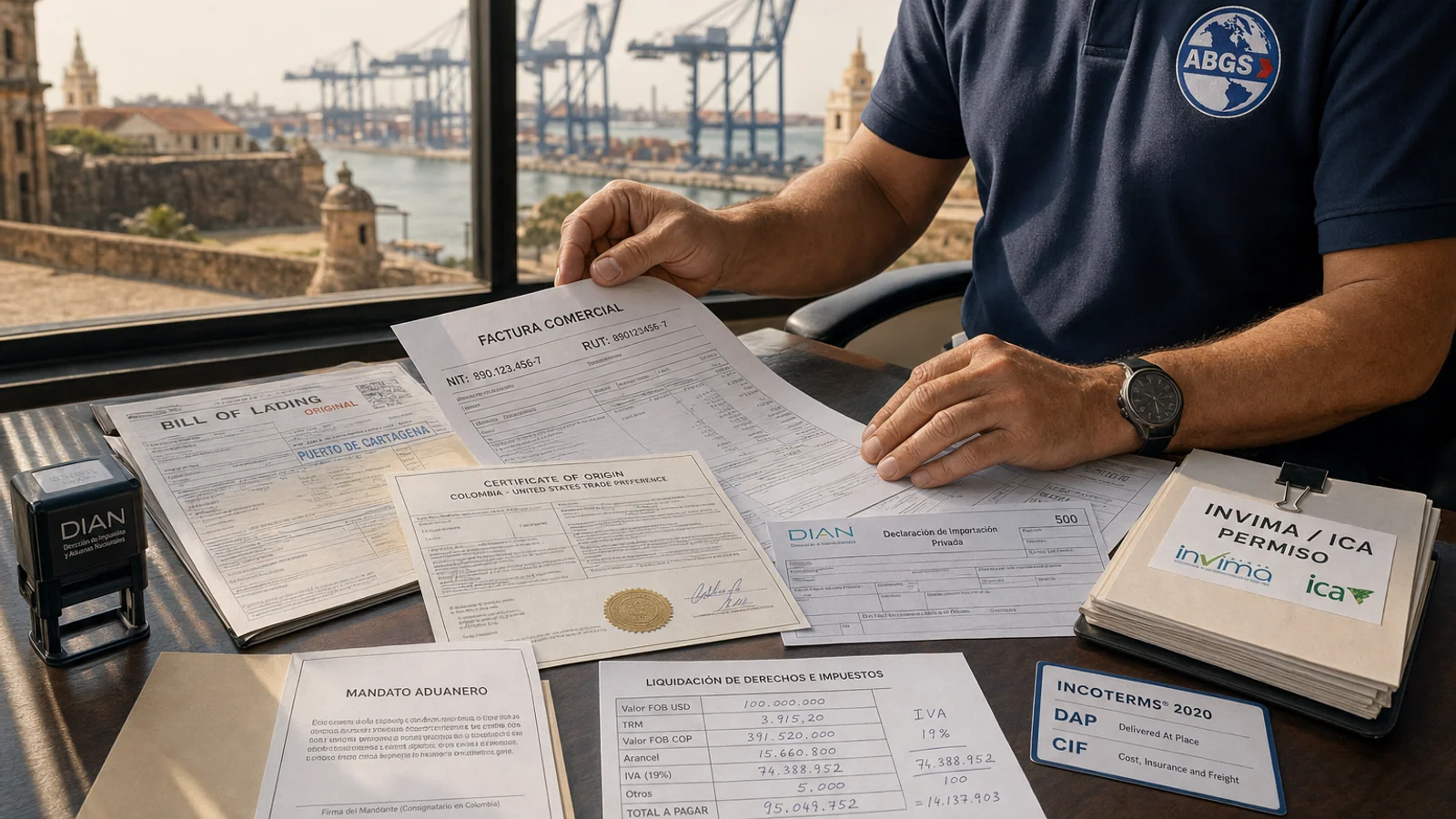 Documentos para enviar a Colombia: guía completa