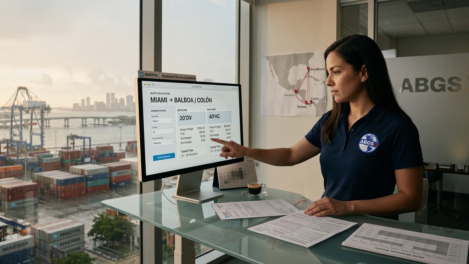 FCL Miami to Panama 2026: Pricing & Cost Calculator