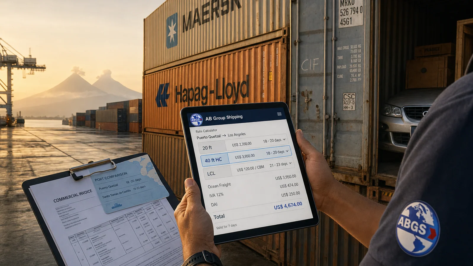 Guatemala Container Calculator: Instant 2026 Rates