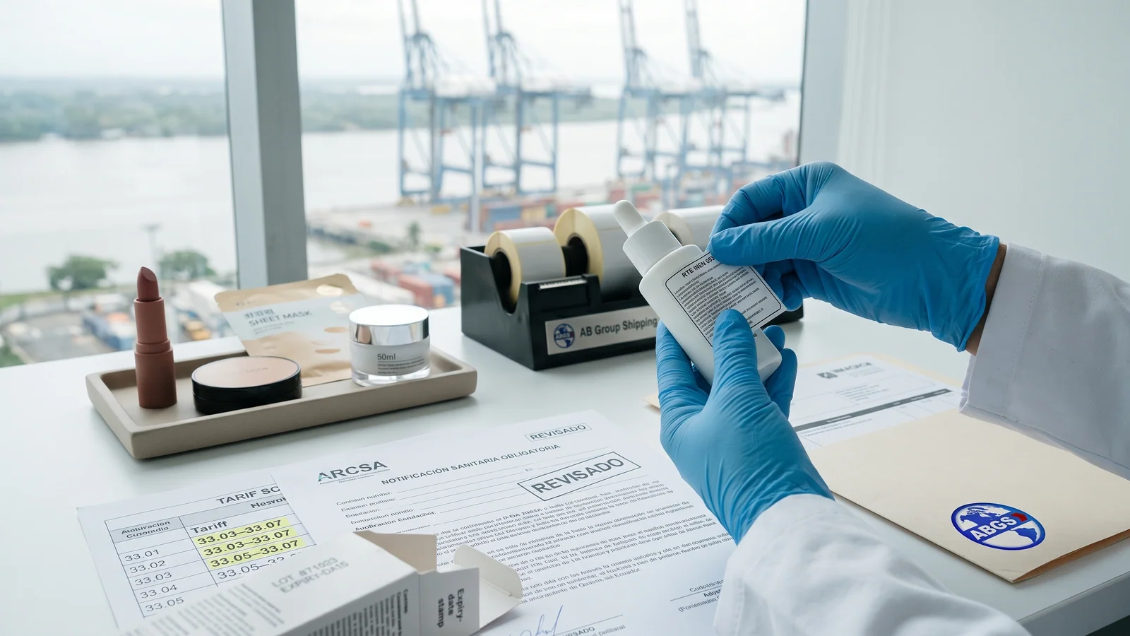 Importar cosméticos a Ecuador: requisitos y proceso