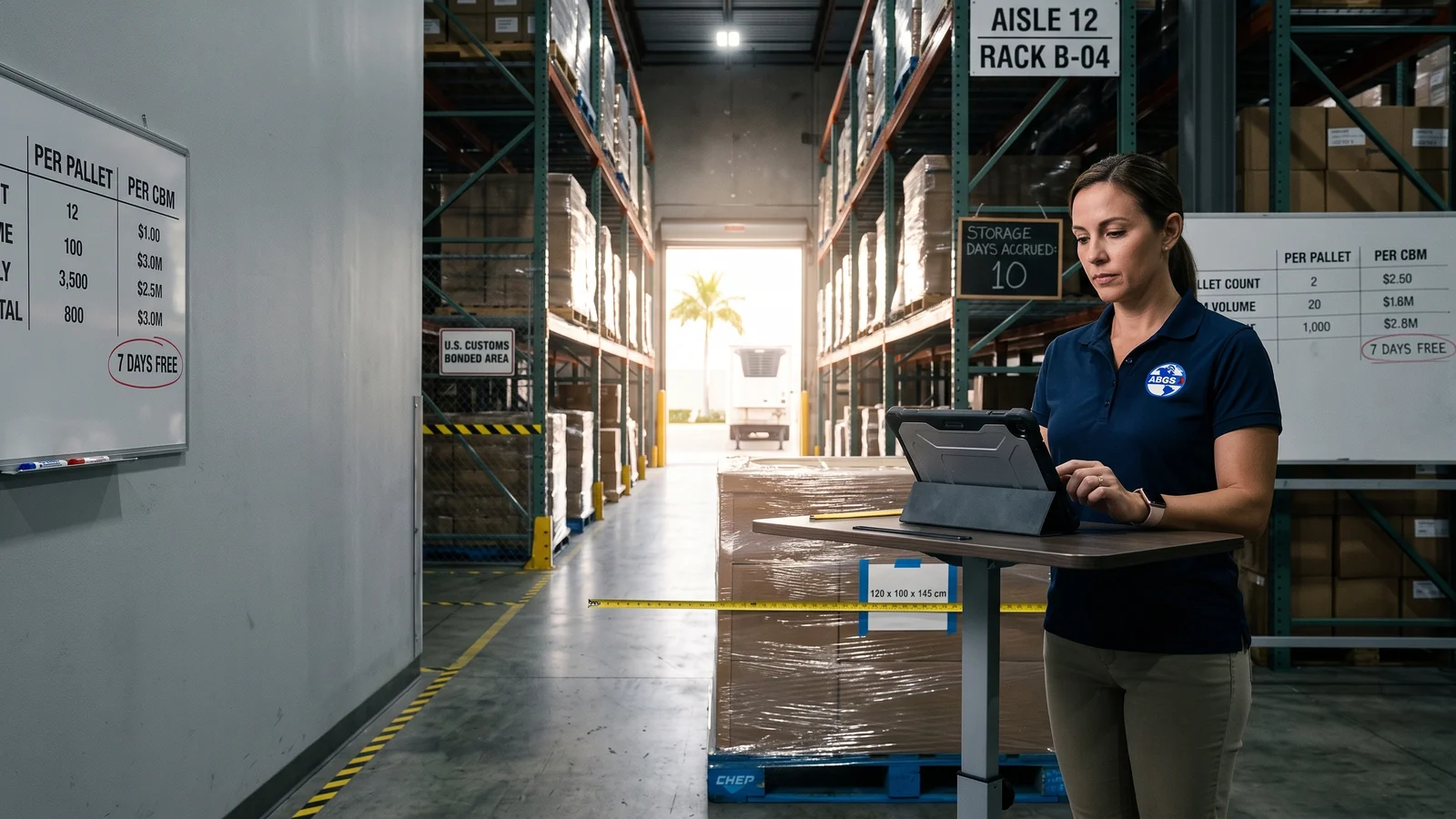 Miami Warehouse Storage Calculator: Pallet & CBM 2026