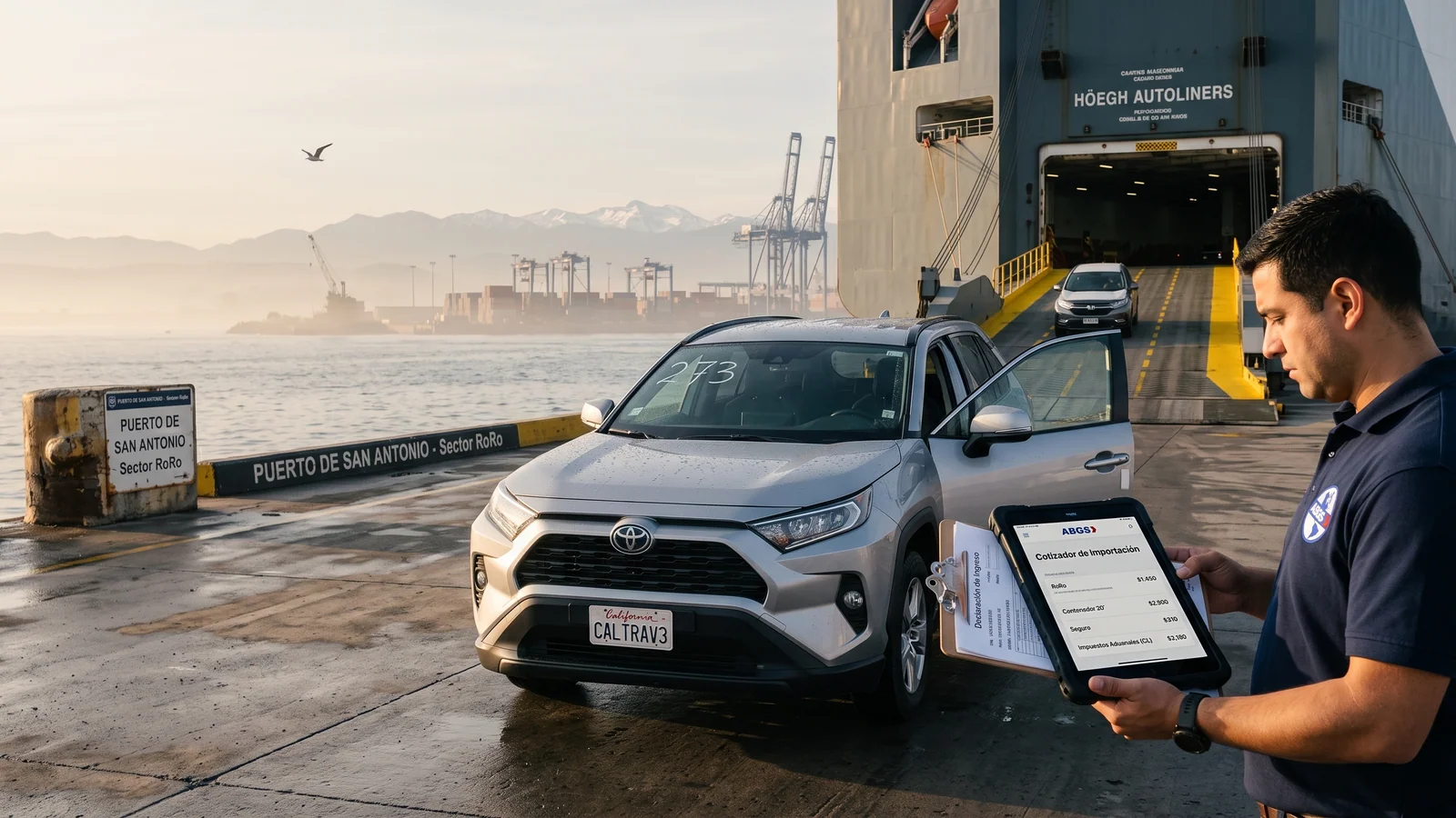 Car Shipping to Chile Calculator: 2026 Rates