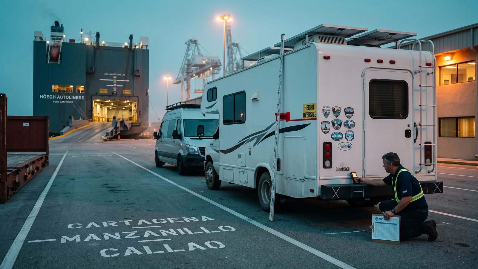 Calculadora de Envío de Autocaravanas / Campers -  América Latina: Precios 2026